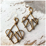 Guarded wire hearts - ROWAN + RAE designs