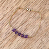 Amethyst satellite bracelet - ROWAN + RAE designs