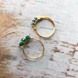 Swarovski crystal wire rings - ROWAN + RAE designs