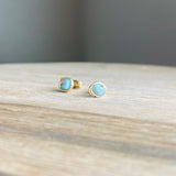 Amazonite studs - ROWAN + RAE designs