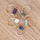 Gemstone rings - ROWAN + RAE designs